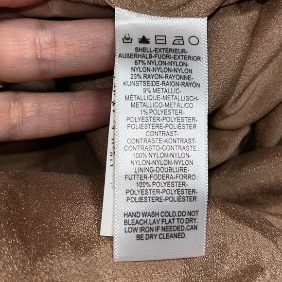 Dress The Population Helen Floral Lace Sleeveless Surplice V-Neck Maxi Dress L - Picture 11 of 12